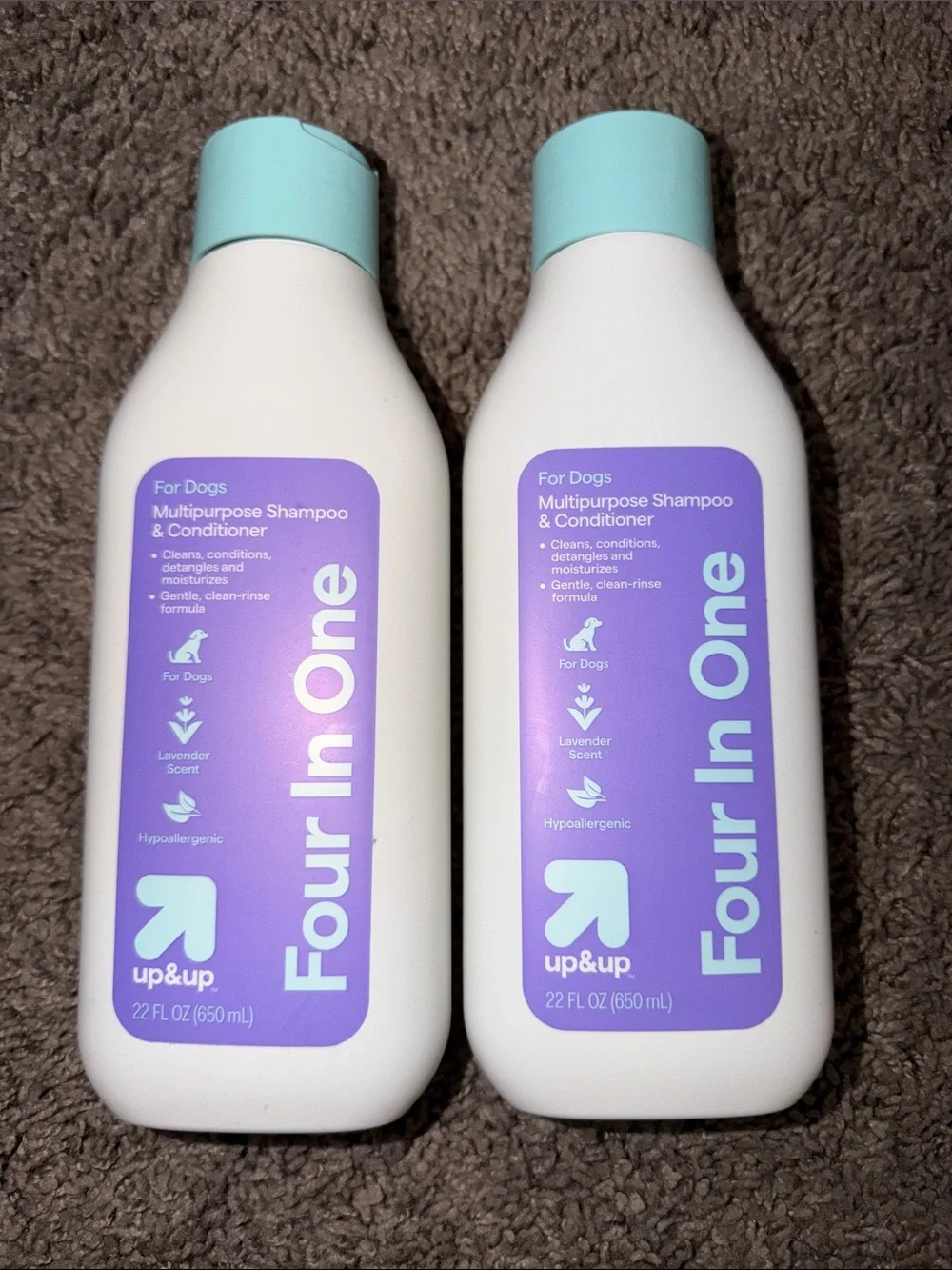 Four In One Multipurpose Dog Shampoo & Conditioner – Lavender (Blue Cap)